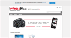 Desktop Screenshot of hertfordshire.iwitness24.co.uk