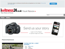 Tablet Screenshot of iwitness24.co.uk