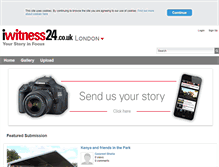 Tablet Screenshot of london.iwitness24.co.uk