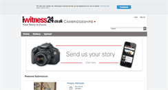 Desktop Screenshot of cambridgeshire.iwitness24.co.uk